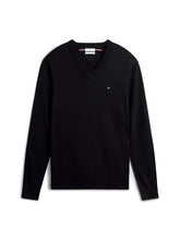Carica l'immagine nel visualizzatore di Gallery, Maglia Tommy Hilfiger - Mw28047 Bds Nero